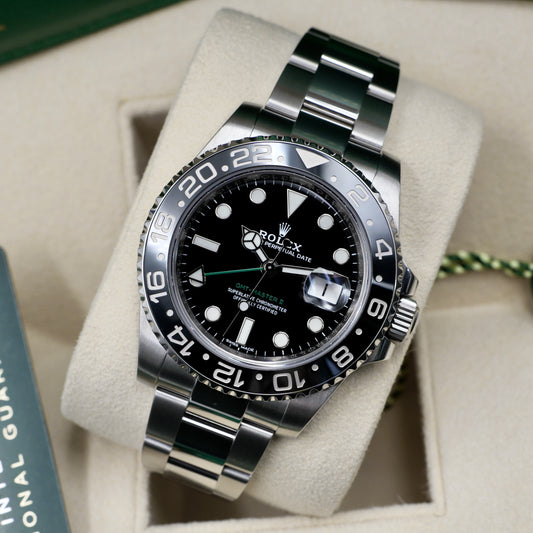 Rolex GMT-Master II Black Dial 116710LN - Full Set (2020) - (New Card)