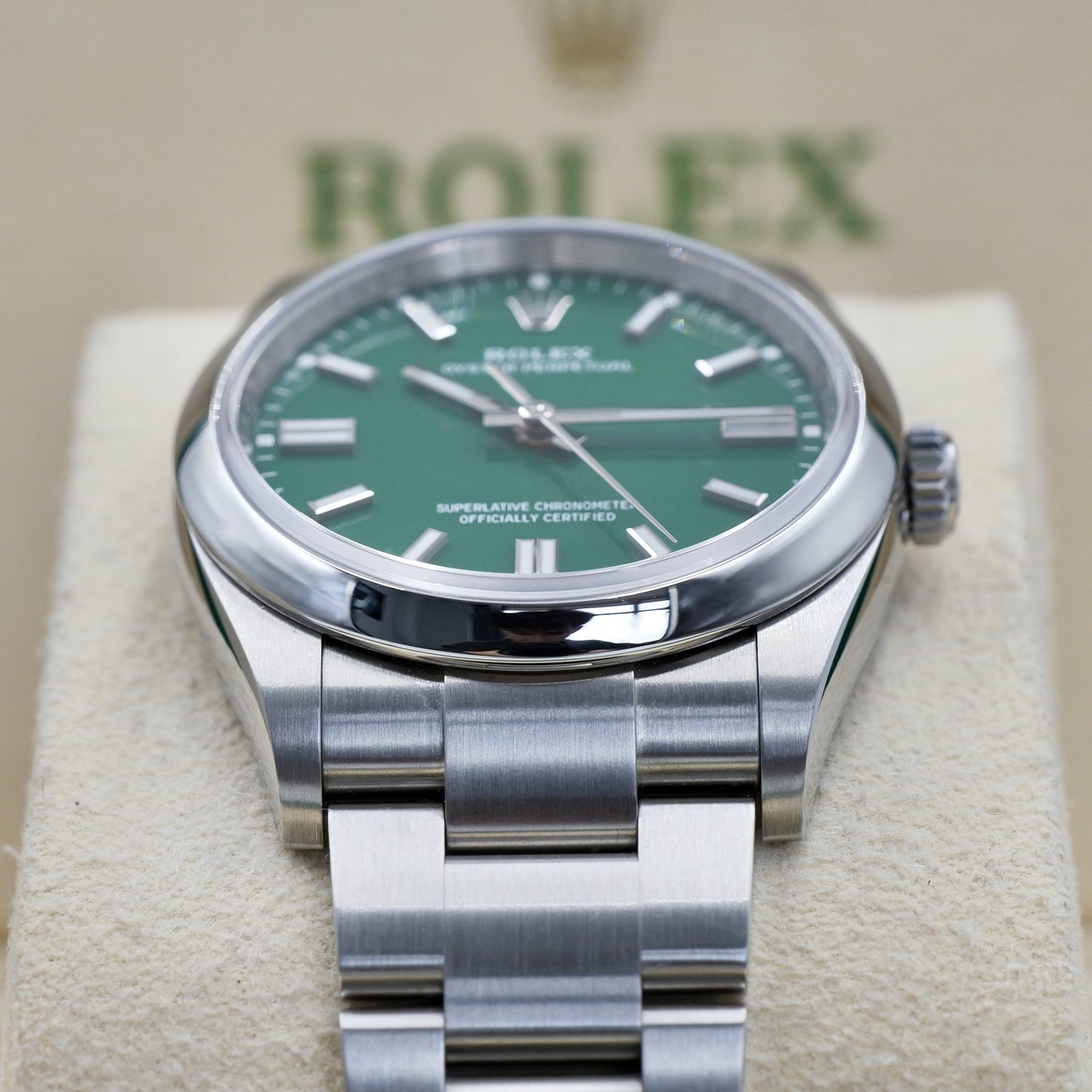 Rolex Oyster Perpetual 36 Green Dial 126000 - Full Set (2022)