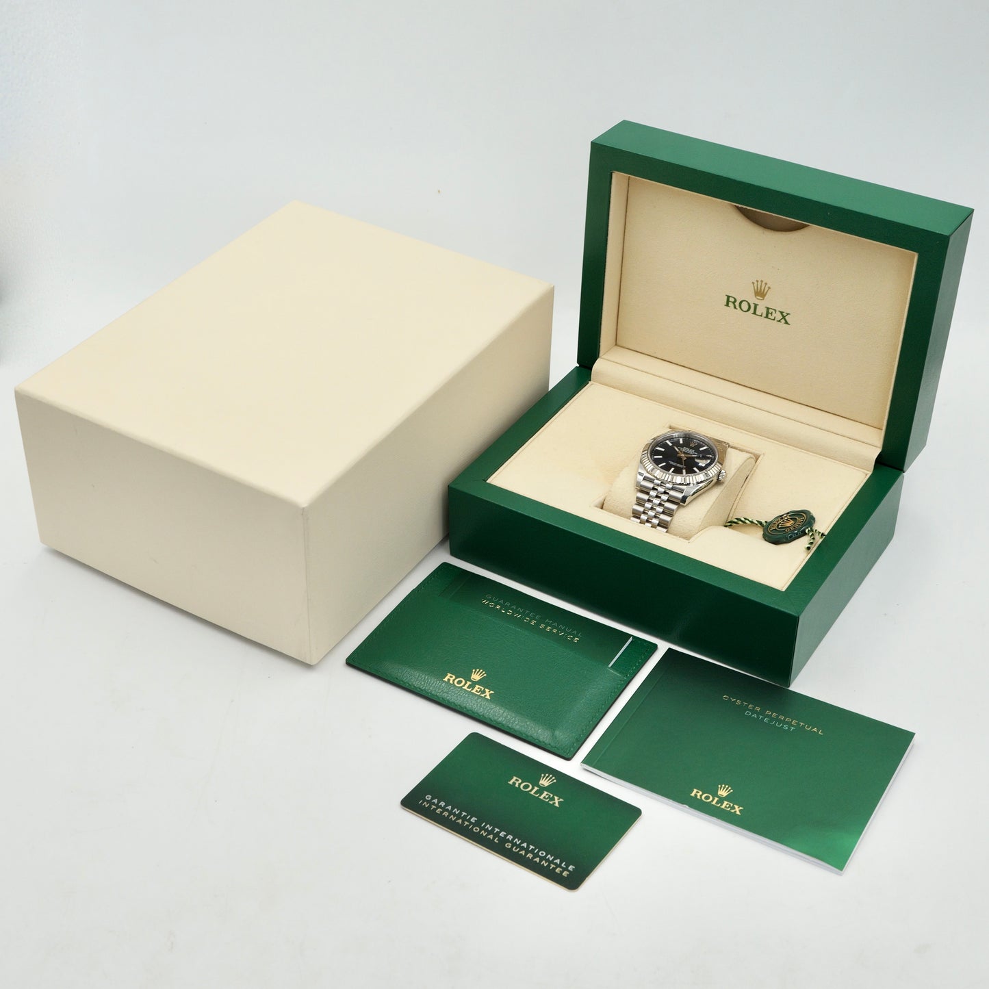 Rolex Datejust 41 Blue Baton Dial 126334 - Full Set (2020)