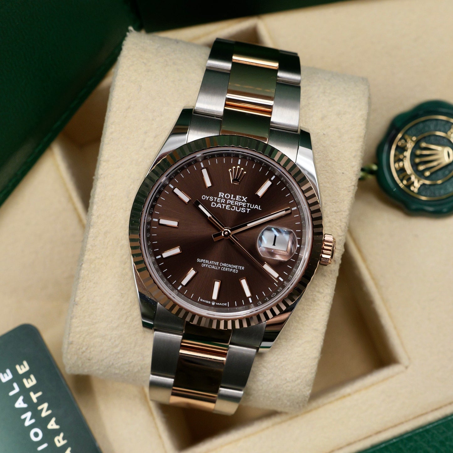 Rolex Datejust 36 Chocolate Dial 126231 - Full Set (2024)