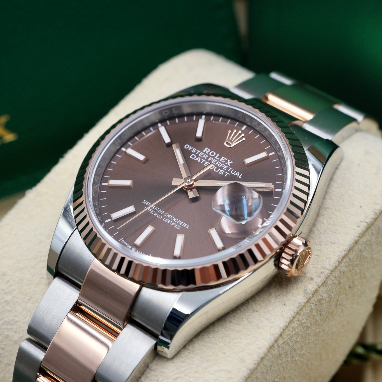 Rolex Datejust 36 Chocolate Dial 126231 - Full Set (2024)