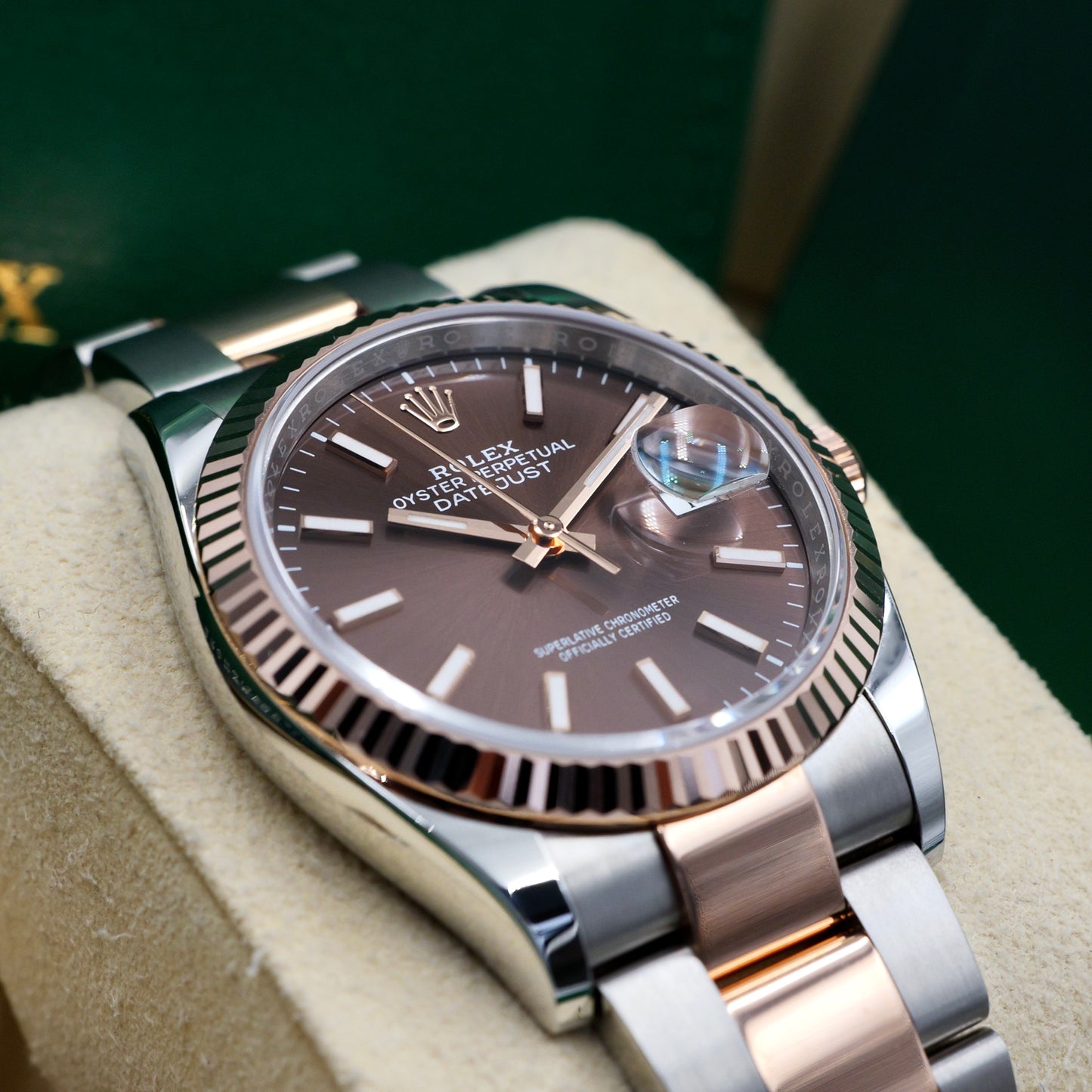 Rolex Datejust 36 Chocolate Dial 126231 - Full Set (2024)