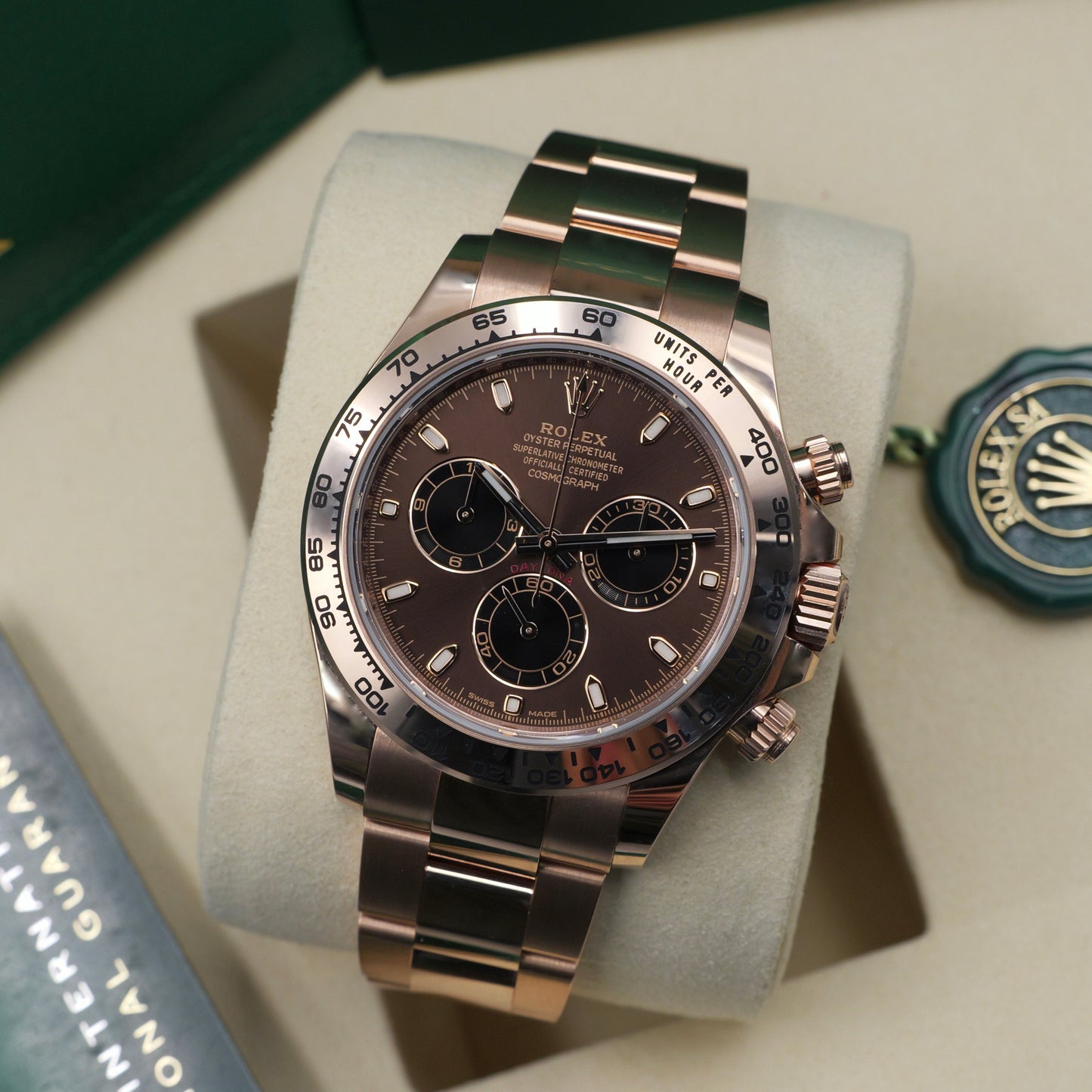 Rolex Daytona Chocolate Dial 116505 - Full Set (2025)