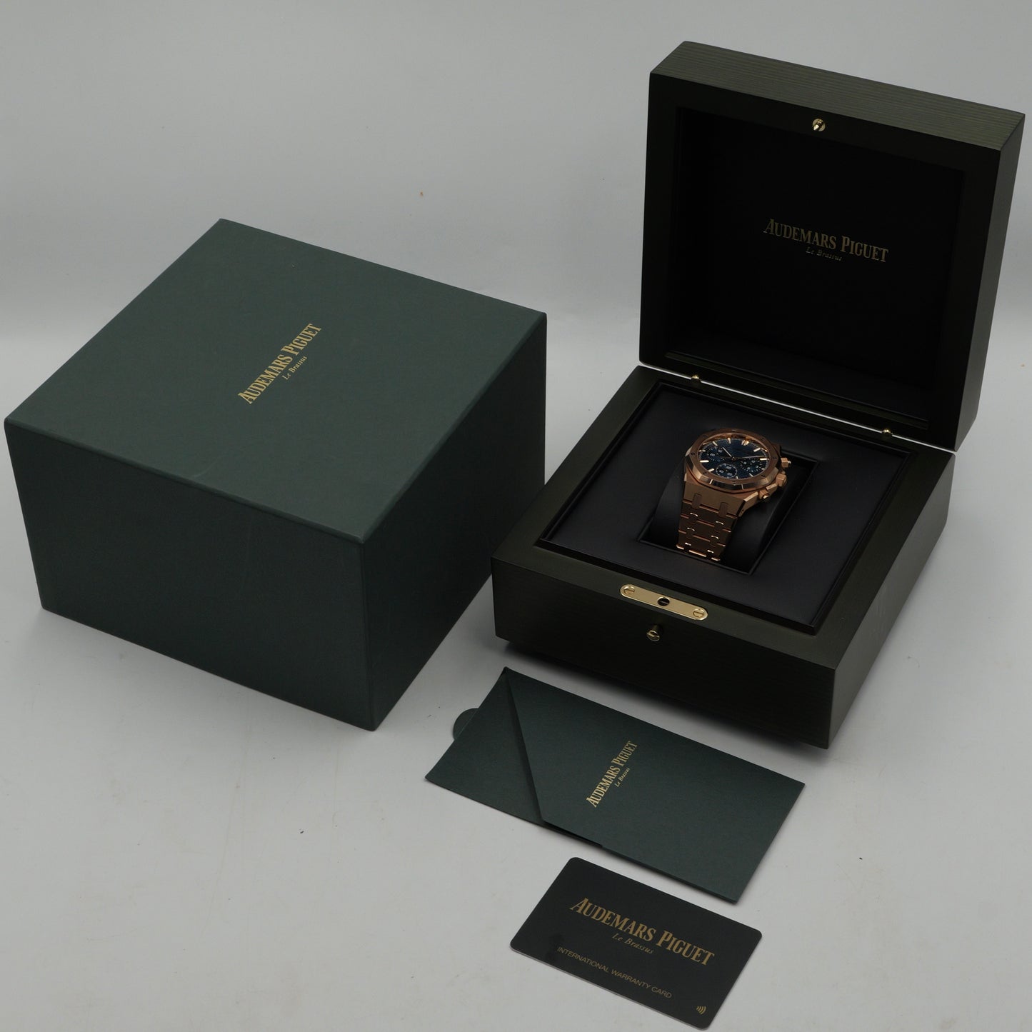 Audemars Piguet Royal Oak Chronograph Blue Dial 26240OR - Full Set (2023)