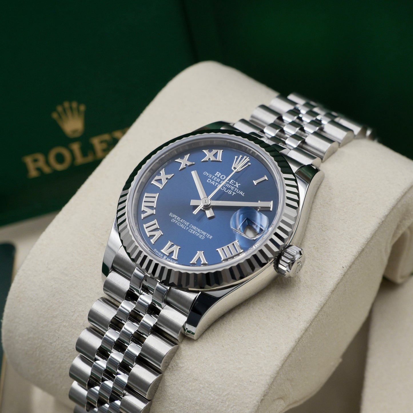 Rolex Datejust 31 Blue Roman Numeral 278274 - Full Set (2025)