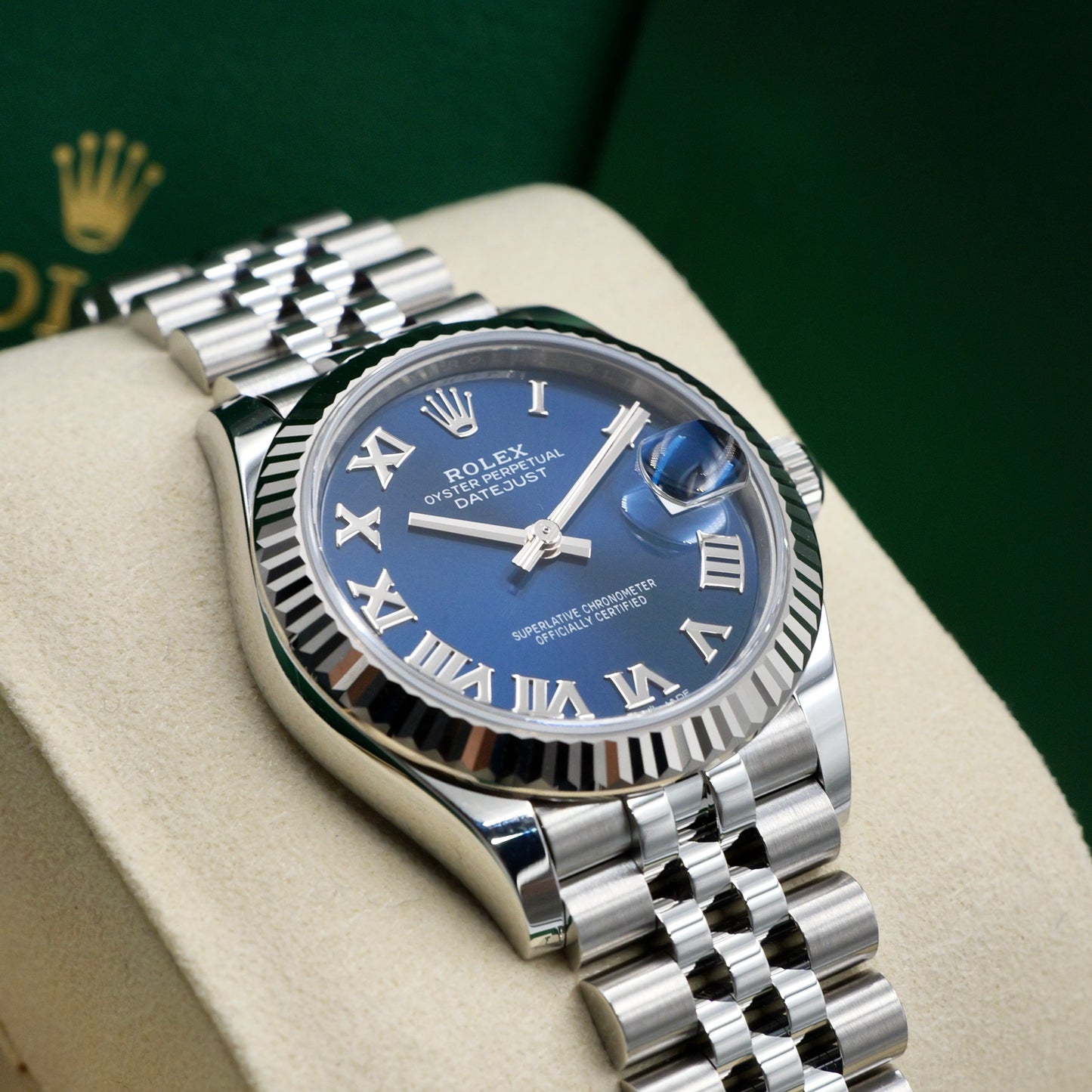 Rolex Datejust 31 Blue Roman Numeral 278274 - Full Set (2025)