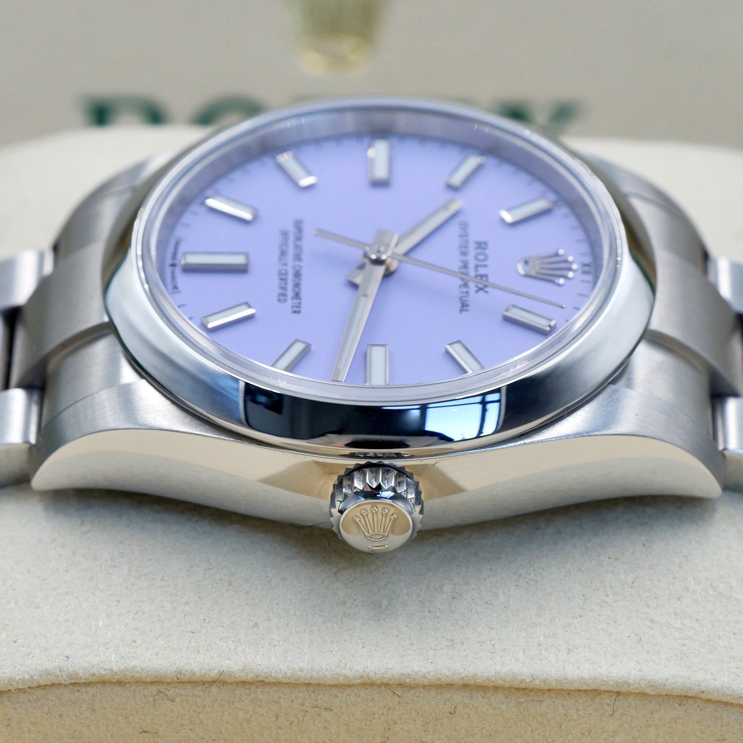 Rolex Oyster Perpetual 34 Lavender 124200 Full Set 2025