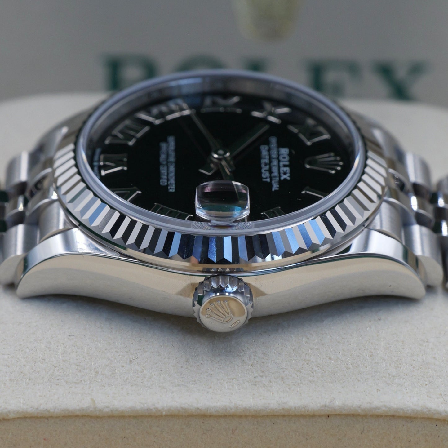 Rolex Datejust 31 Black Roman Numeral Dial - Full Set (278274)