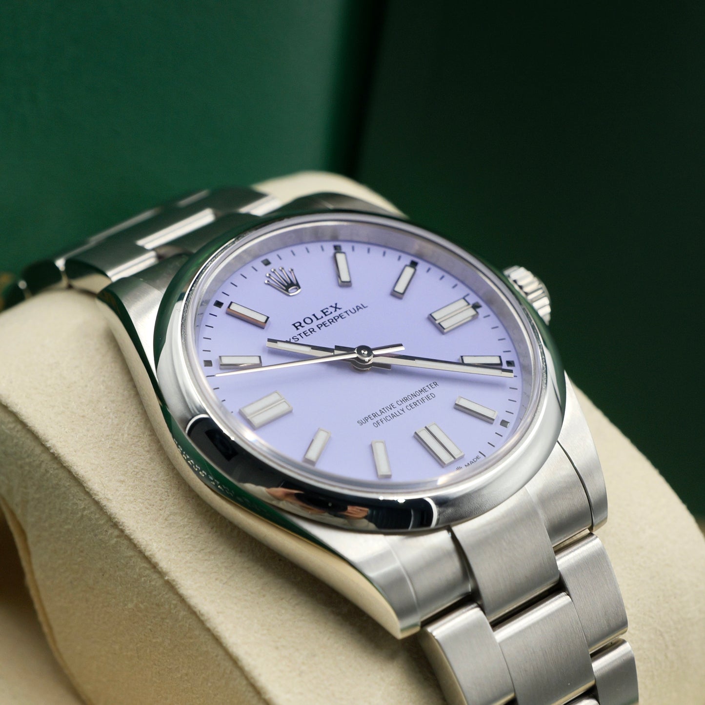 Rolex Oyster Perpetual 41 Lavendar 134300 Full Set 2025