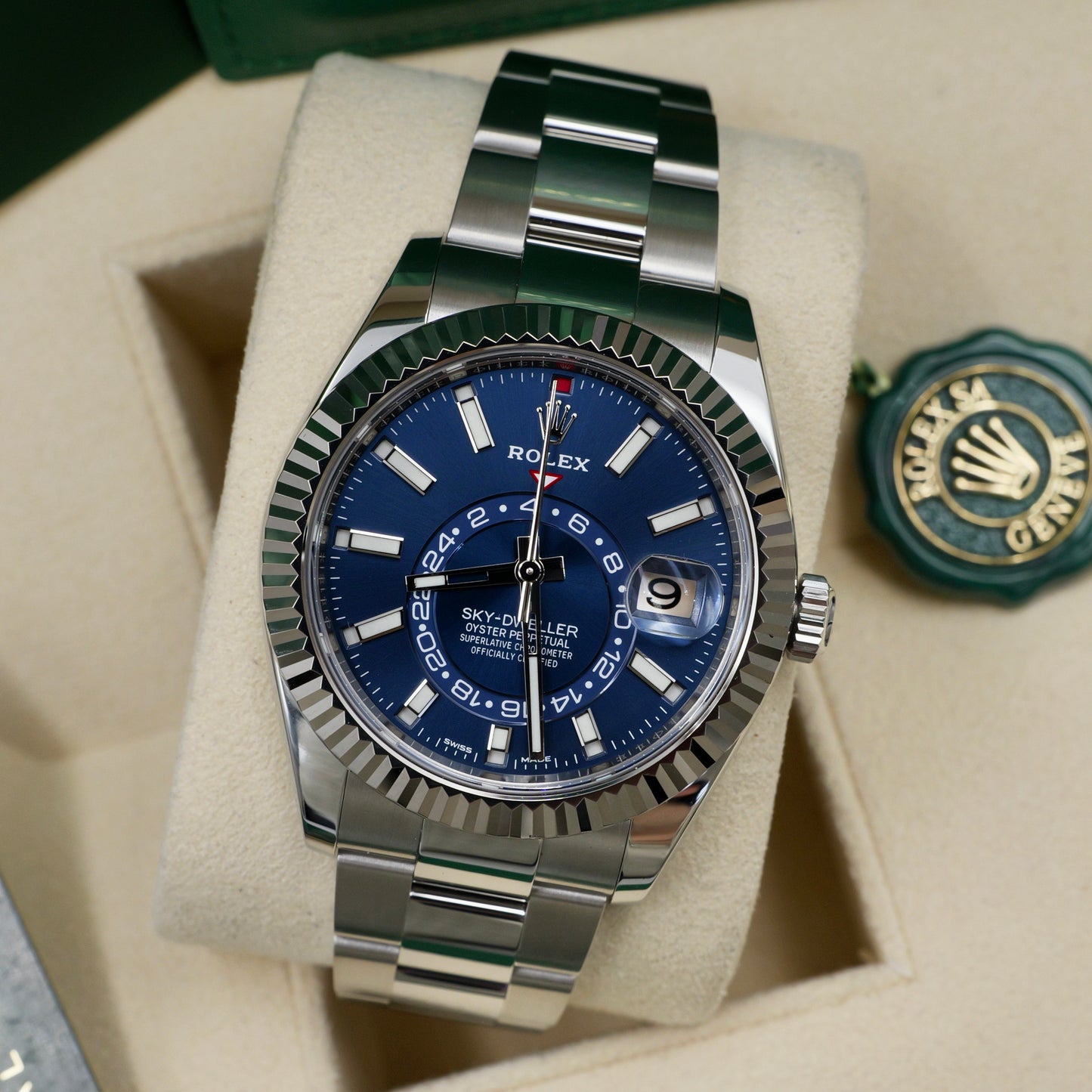 Rolex Sky-Dweller Blue Dial 326934 Full Set 2019