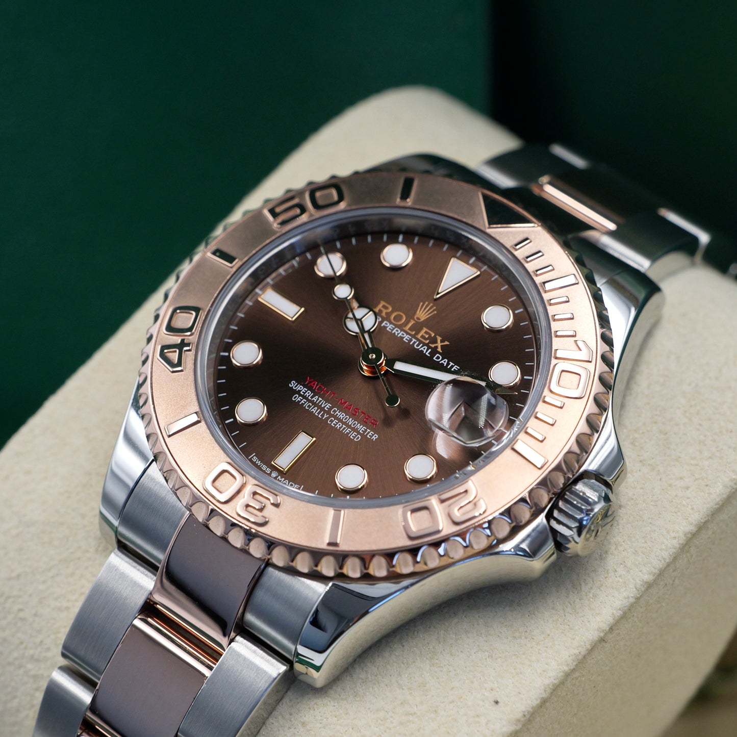 Rolex Yacht-Master 37 Chocolate Dial 268621 - Full Set (2025)