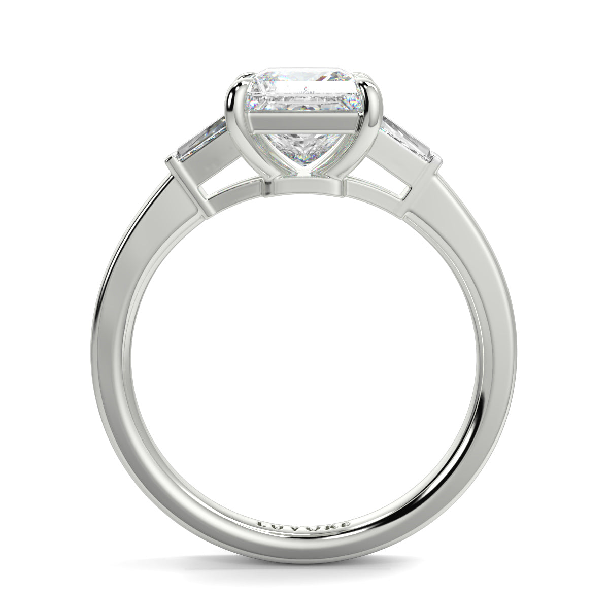 Margaret - 2.0 CT - Princess & Baguette Diamond Ring