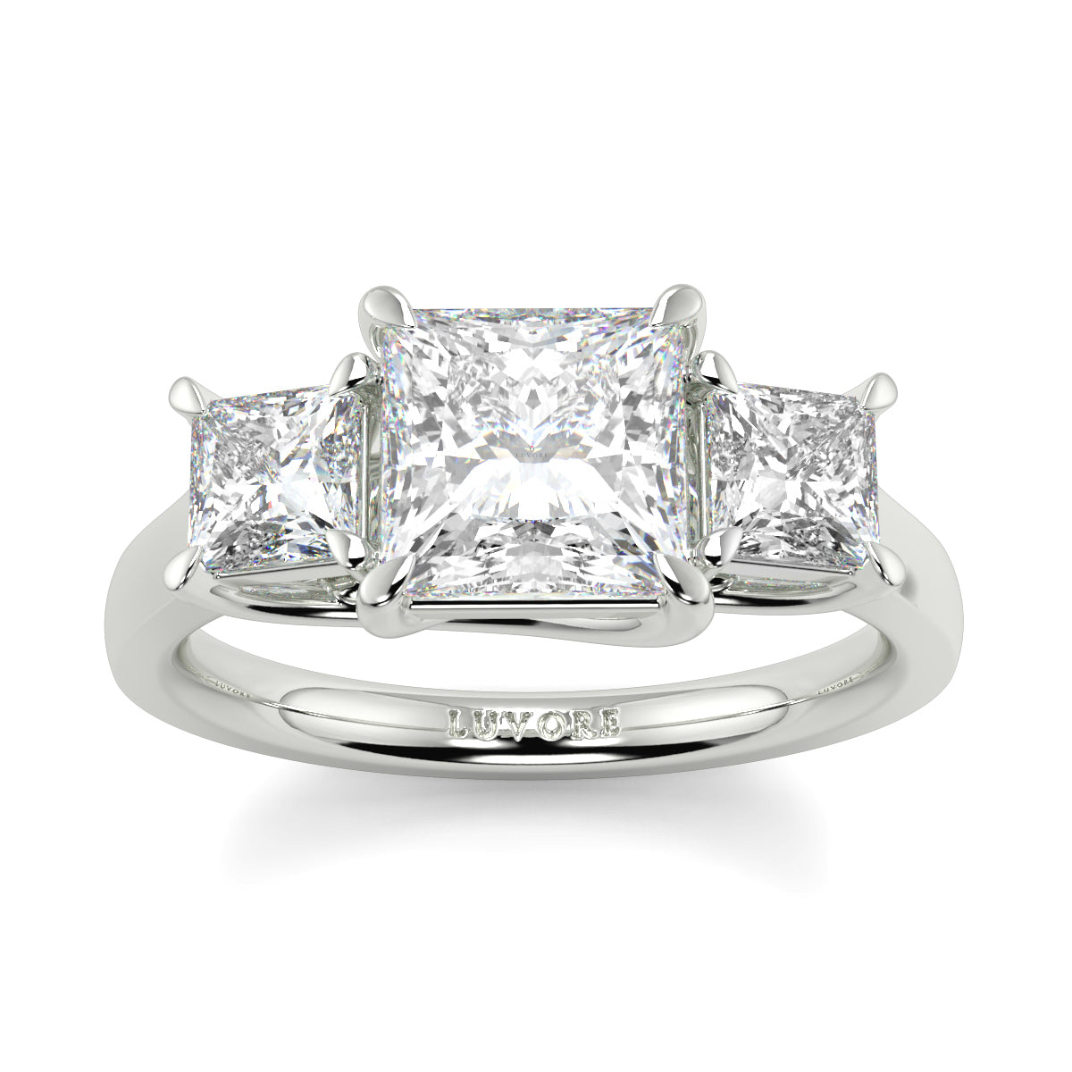 Catherine - 2.0 CT - Princess Trilogy Diamond Ring