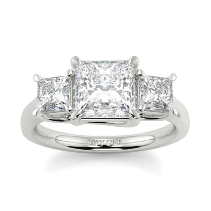 Catherine - 2.0 CT - Princess Trilogy Diamond Ring
