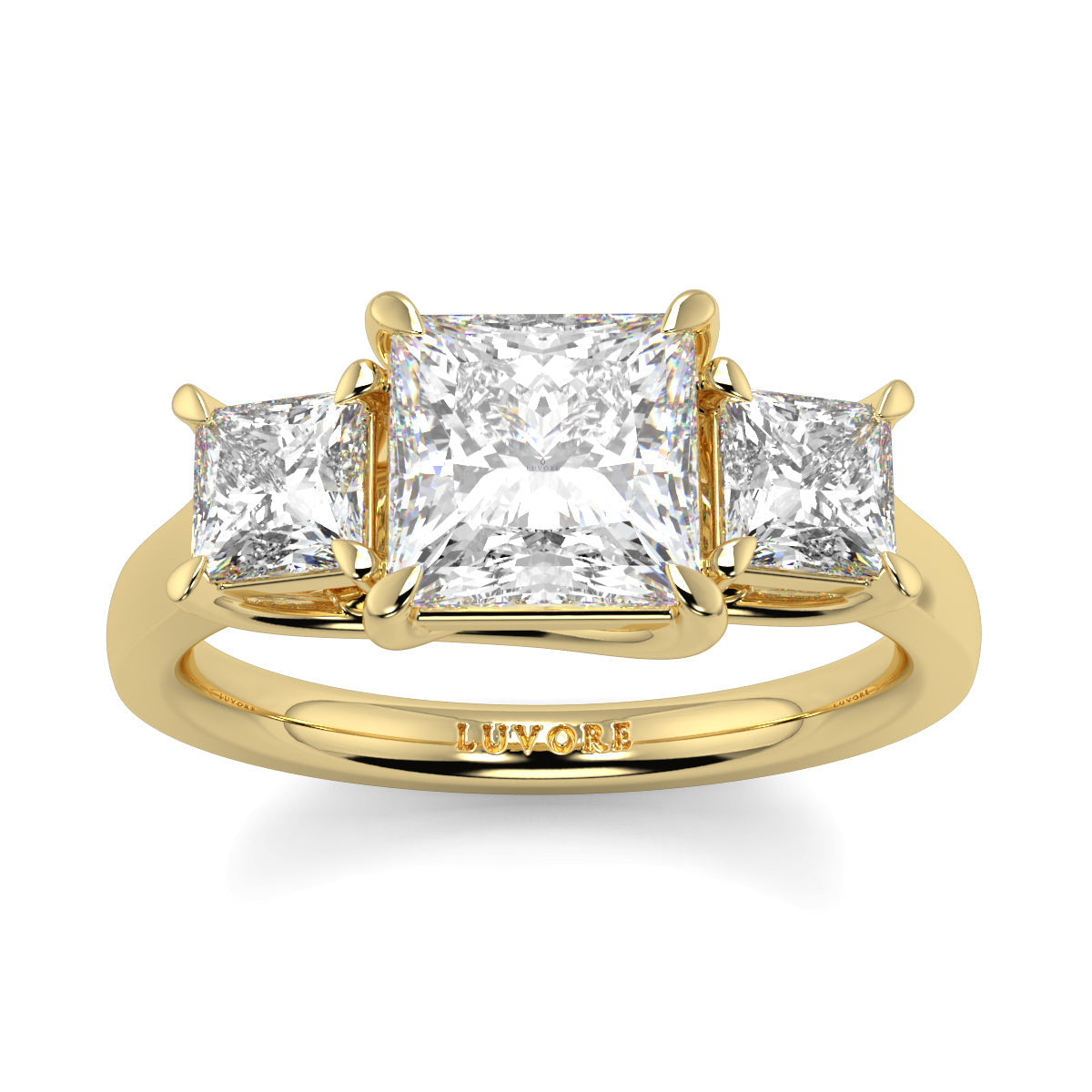 Catherine - 2.0 CT - Princess Trilogy Diamond Ring