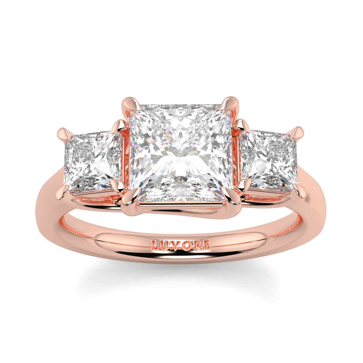 Catherine - 2.0 CT - Princess Trilogy Diamond Ring
