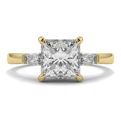 Margaret - 2.0 CT - Princess & Baguette Diamond Ring