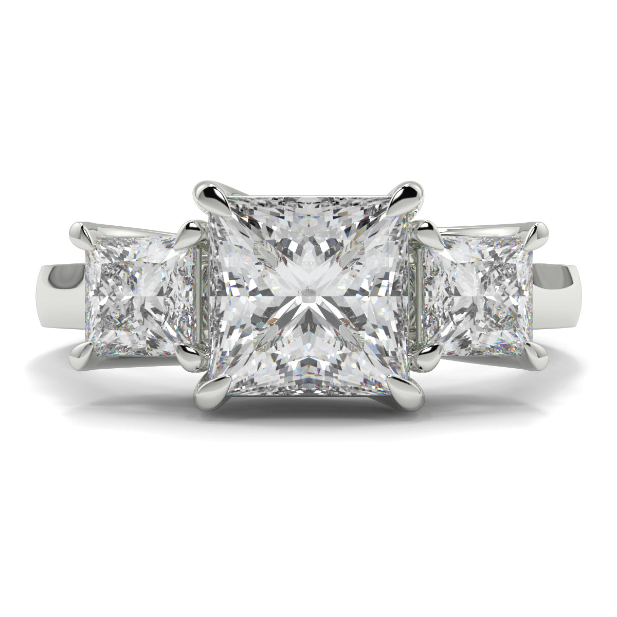 Catherine - 2.0 CT - Princess Trilogy Diamond Ring