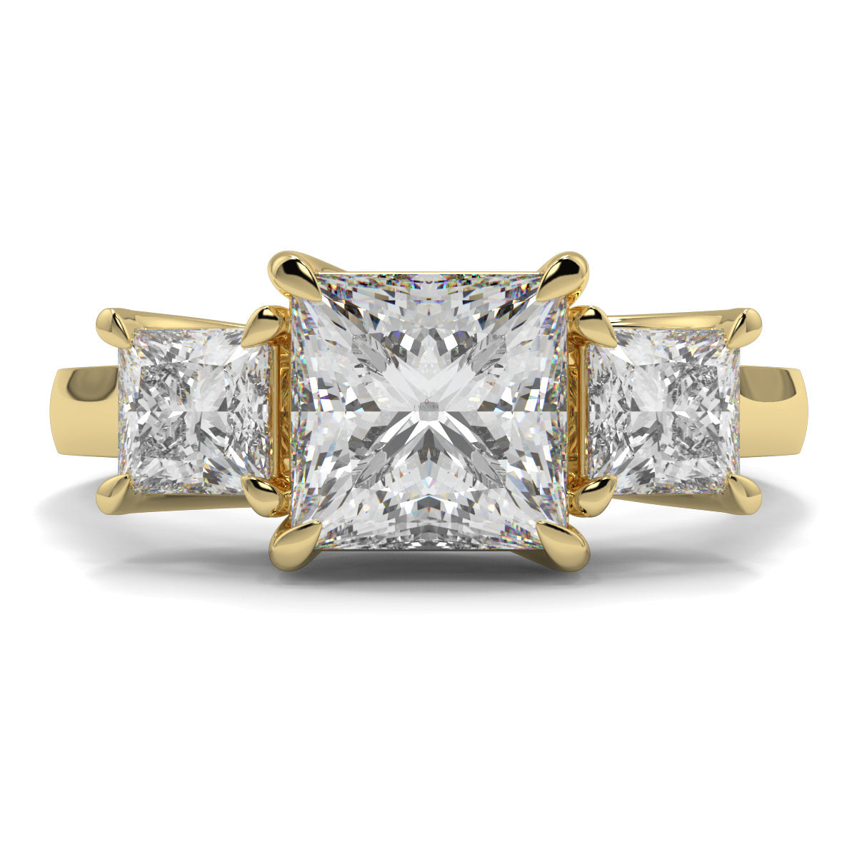 Catherine - 2.0 CT - Princess Trilogy Diamond Ring