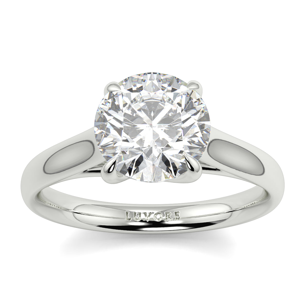 Bella - 3 Ct - Round Diamond
