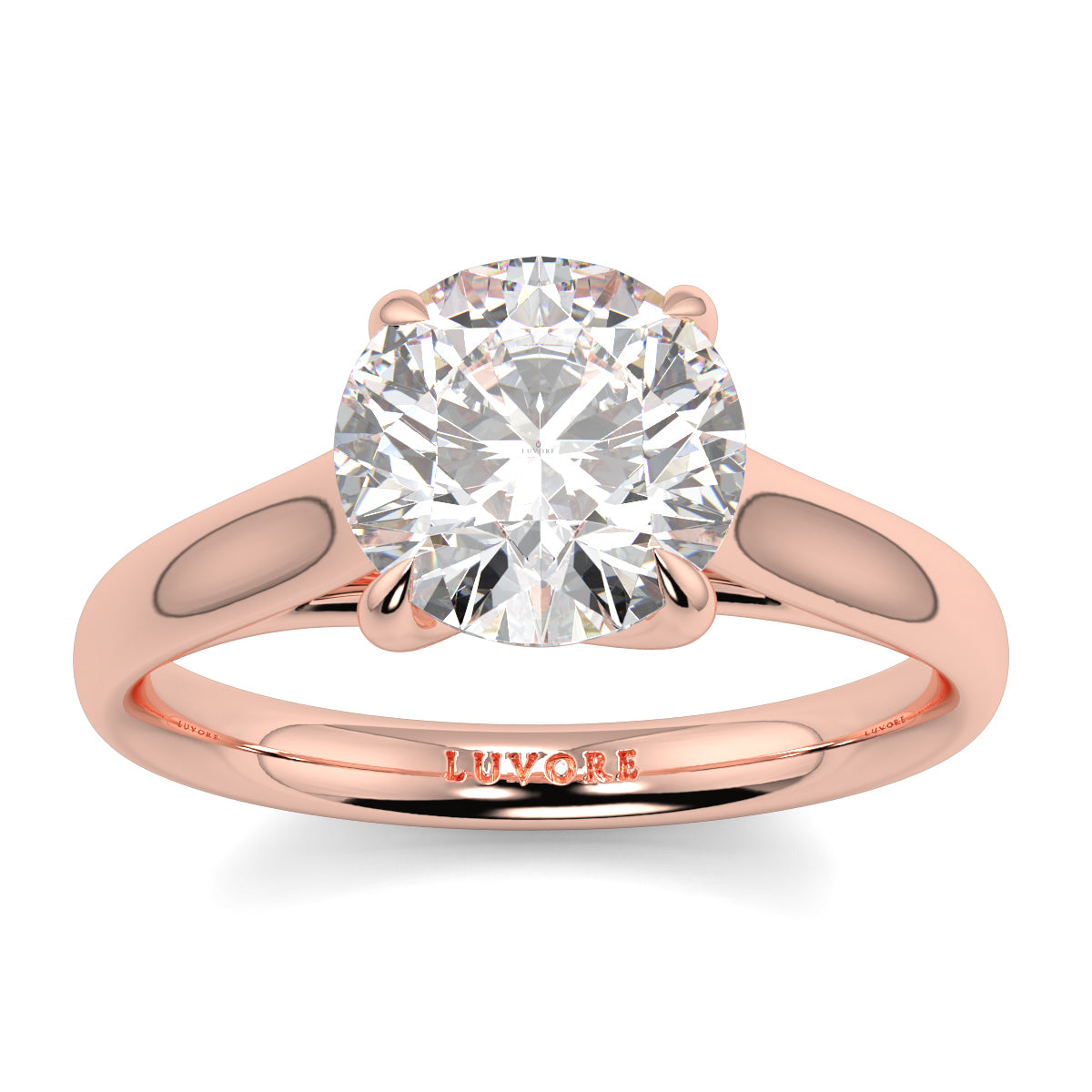Bella - 3 Ct - Round Diamond