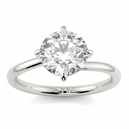 Diamond ring with 'LUV' on a white background yb jewellers twist band engagement ring best selling design round diamond trending rings