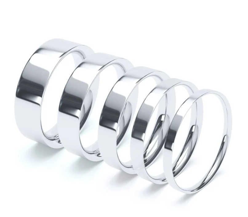 Flat Profile - Wedding Bands