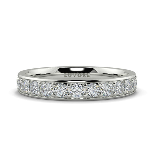 Wedding Band Ladies Diamond Channel Set