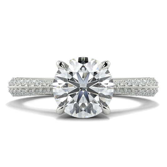 Tia - 1.5 Ct - Round Diamond Ring
