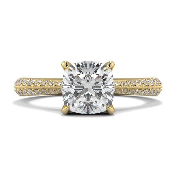 Tia - 2.0 Ct - Cushion Diamond Ring