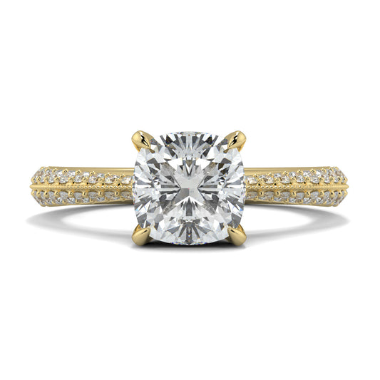 Tia - 2.0 Ct - Cushion Diamond Ring