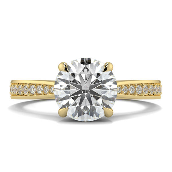 Elara - 2.0 Ct - Round Diamond Ring
