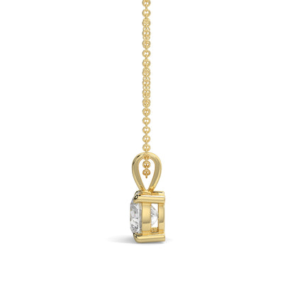 Lumina Solitaire Pendant - 1 ct Diamond -  4 Claw Setting