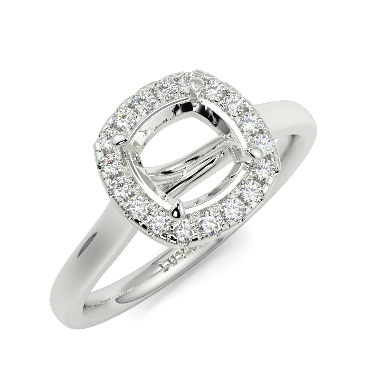 Ava - Halo Plain - Ring Mount