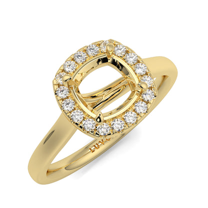 Ava - Halo Plain - Ring Mount