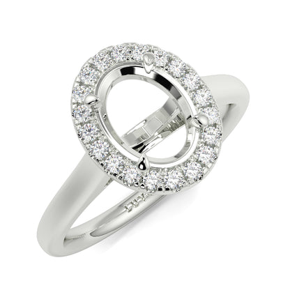 Ava - Halo Plain - Ring Mount