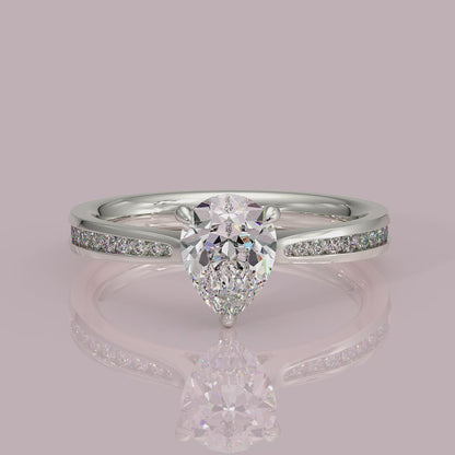 Yb jewellers engagement ring straight band