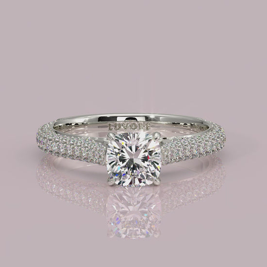 Yb jewellers engagement ring straight band
