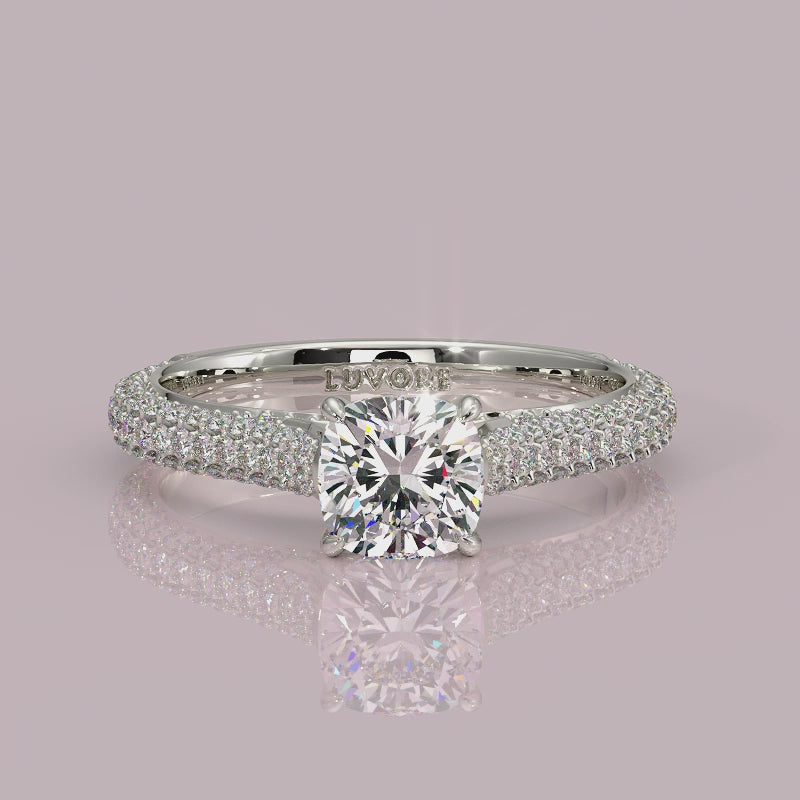 Yb jewellers engagement ring straight band