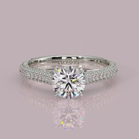 Yb jewellers engagement ring straight band 