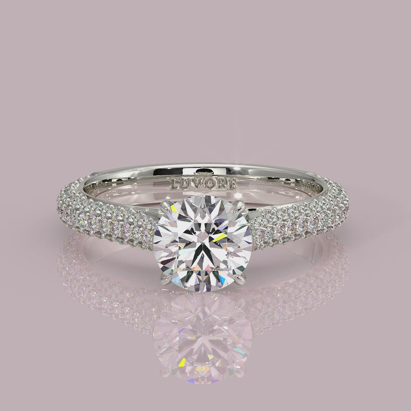 Yb jewellers engagement ring straight band 