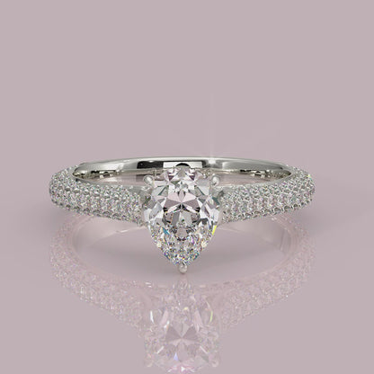 Yb jewellers engagement ring straight band