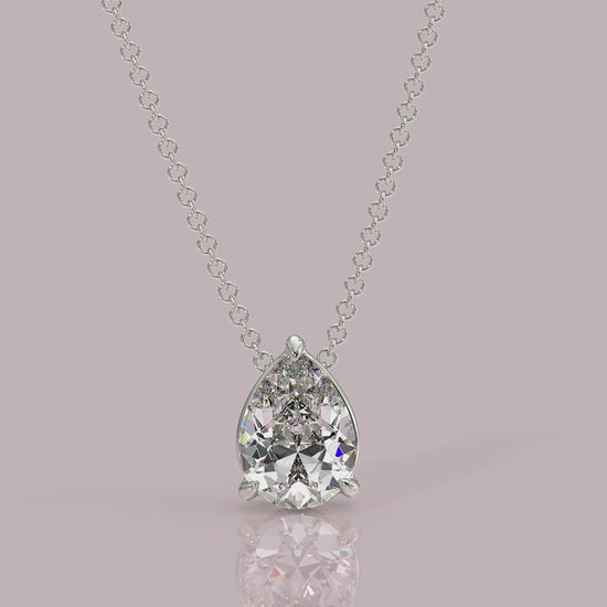 pear shape diamond pendant yb jewellers necklace best selling