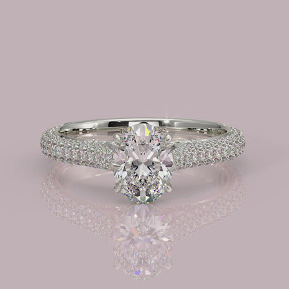 Yb jewellers engagement ring straight band