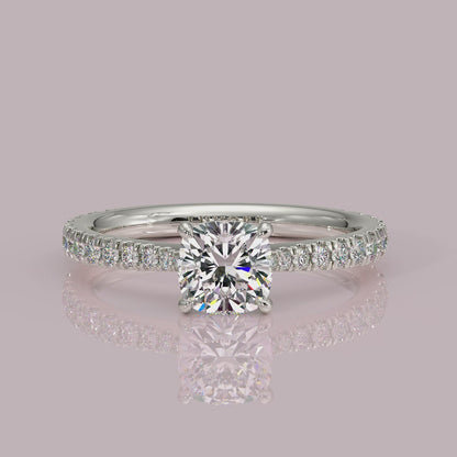 Yb jewellers engagement ring straight band