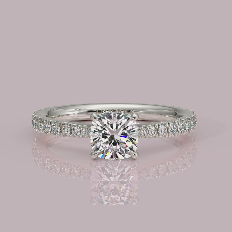 Yb jewellers engagement ring straight band
