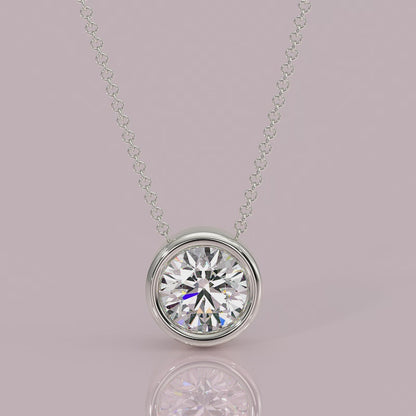 Plain Solitare Pendants
