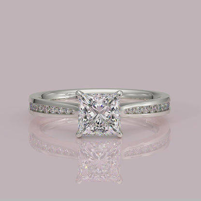 Yb jewellers engagement ring straight band 