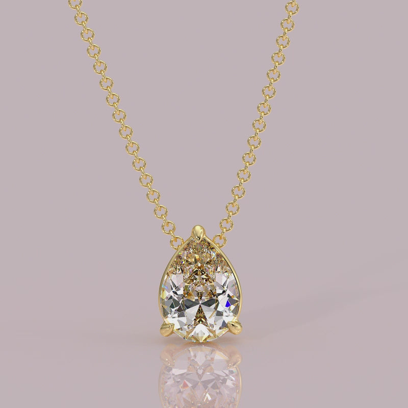 pear shape diamond pendant yb jewellers necklace best selling