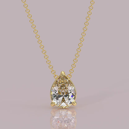 pear shape diamond pendant yb jewellers necklace best selling